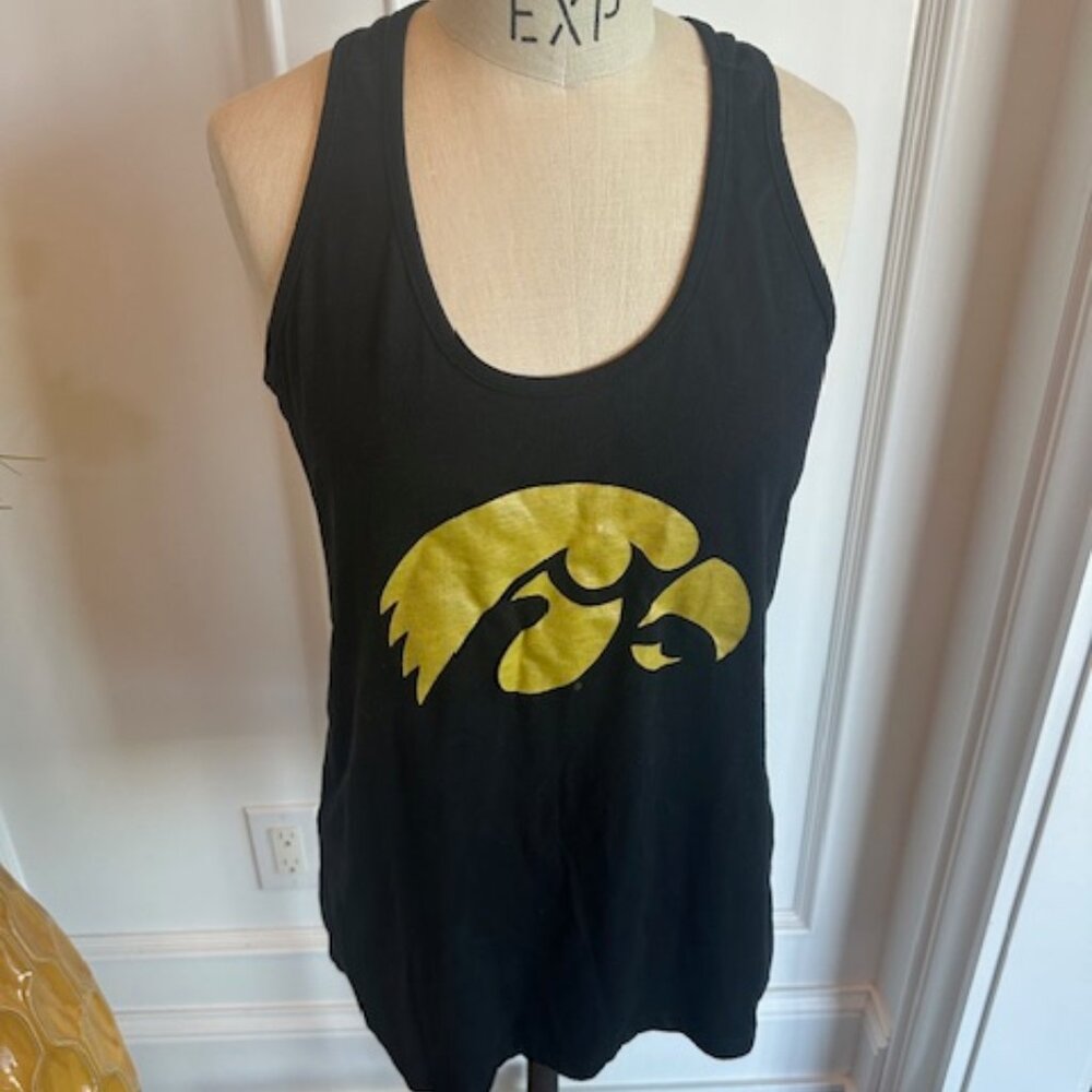 Iowa Hawkeyes Black Racerback Tank - Picture 9 of 9